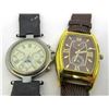 Image 4 : 5  MEN'S LEATHER STYLE BAND WATCHES: