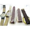 Image 5 : 5  MEN'S LEATHER STYLE BAND WATCHES: