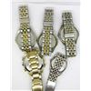 Image 2 : 5  MEN'S WATCHES: WITH GOLD TONES