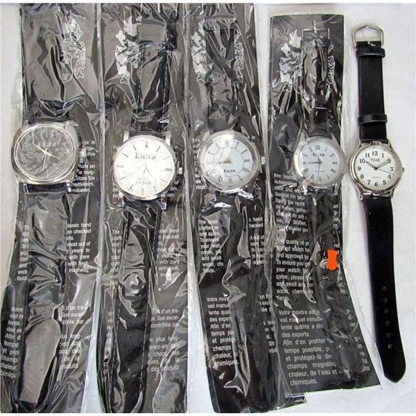 5  MEN'S WATCHES: NEW in PACKAGE