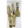 Image 3 : 5 GOLD TONED MEN'S WATCHES:
