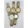 Image 1 : 5  MEN'S WATCHES: WITH GOLD TONES