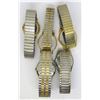Image 3 : 5  MEN'S WATCHES: WITH GOLD TONES