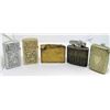 Image 1 : (5) MIXED VINTAGE LIGHTERS AND MATCH CASE
