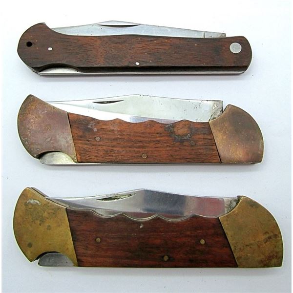 (3) OVER SIZED LOCK BACK KNIVES