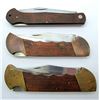 Image 1 : (3) OVER SIZED LOCK BACK KNIVES