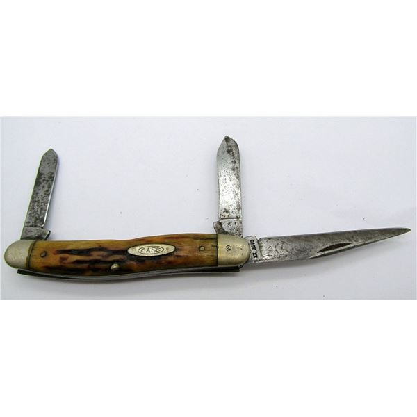 VTG CASE XX 53047 BONE HANDLE (3) BLADE