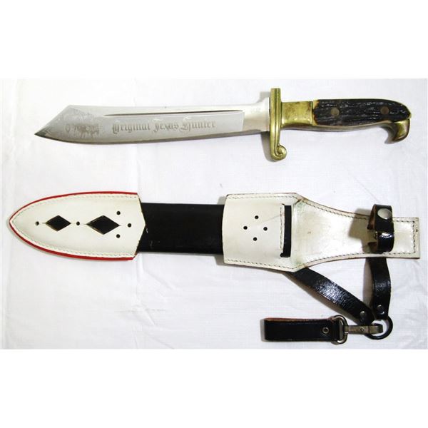 VTG. Orig. Texas Hunter Dagger Eagle Antler Knife