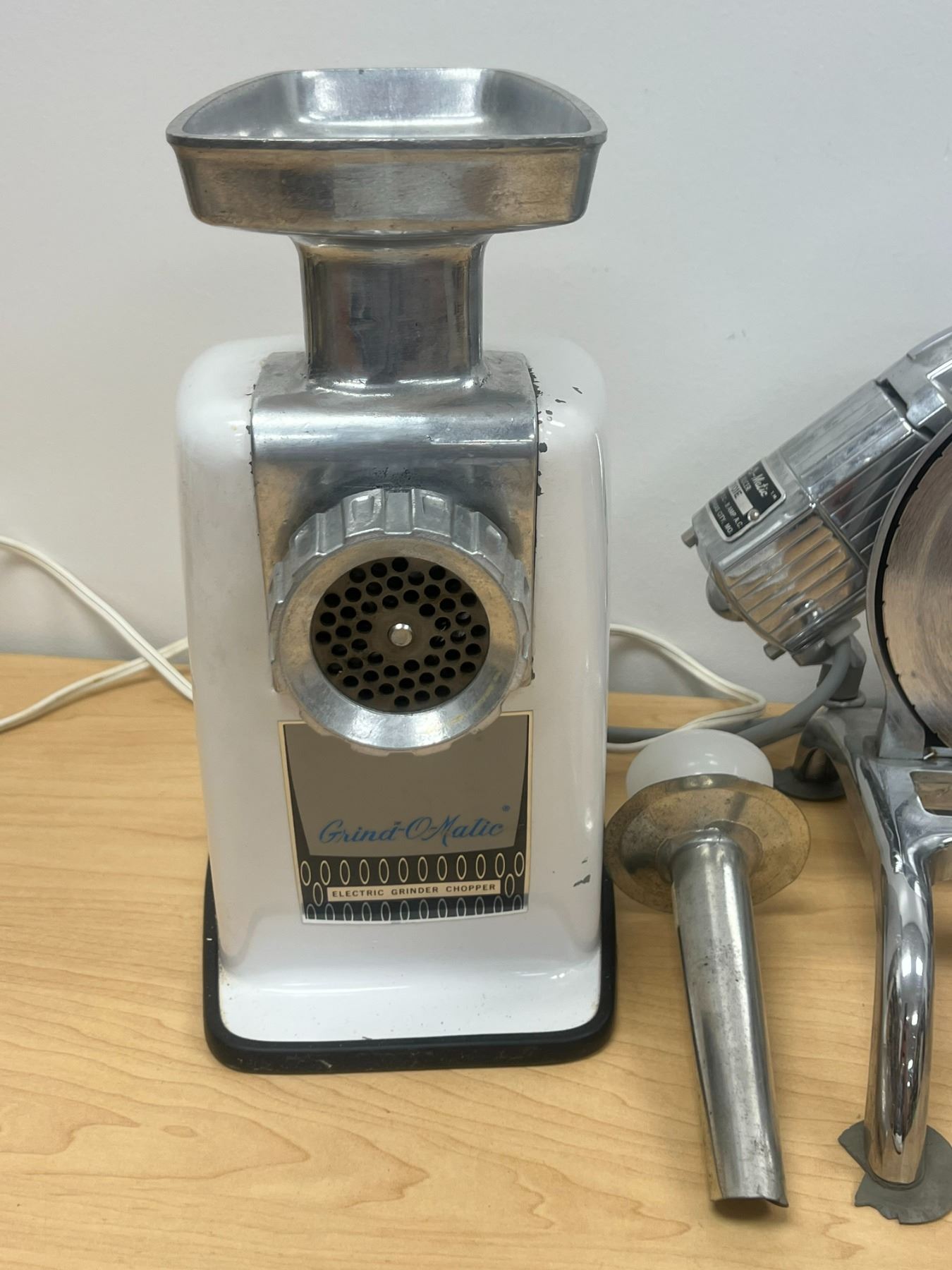 Rival Electr-O-Matic 1101E Food Slicer & Grind-O-Matic Meat Grinder No. 772