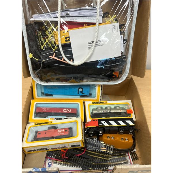 Lot of Bachmann HO Scale Trains and accessories as pictured