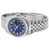 Image 4 : Rolex Mens Stainless Steel Blue String Diamond 36MM Datejust Wristwatch