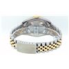 Image 8 : Rolex Mens Stainless Steel and Yellow Gold Black VVS 6&9 Diamond 36mm Datejust