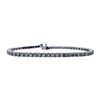 Image 1 : 4.42 ctw Diamond Tennis Bracelet - 14KT White Gold
