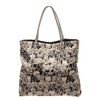 Image 1 : Chanel White Navy Emotion Camellia Printed Nylon Shopping Tote Bag