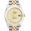Image 1 : Rolex Mens Stainless Steel and Yellow Gold Champagne VVS Diamond 36mm Datejust