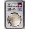 Image 1 : 2014-P Nolan Ryan Baseball Hall of Fame Dollar Coin NGC MS70