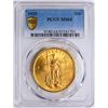 Image 1 : 1925 $20 St. Gaudens Double Eagle Gold Coin PCGS MS64