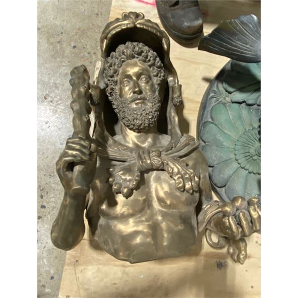Commodus as Hercules bronze sculpture