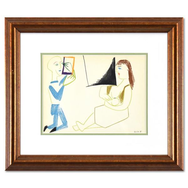 La Comedie Humaine 29.1.54.V by Picasso (1881-1973)