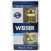 WEISER BRASS BED AND BATH INTERIOR DOOR KNOB KIT
