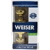 WEISER BRASS BED AND BATH INTERIOR DOOR KNOB KIT