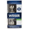 WEISER BED & BATH SATIN NICKEL INTERIOR DOOR KNOB KIT