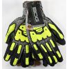 2 PAIR BDG IMPACT/CUT RESISTANT LVL 5 HI-VIZ WORK GLOVES SIZE L	