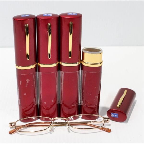 PENCIL THIN READING GLASSES W/SLEEK CASE - +1.75