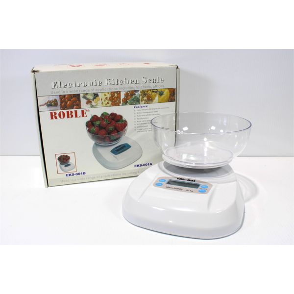 ROBLE ELECTRONIC KITCHEN SCALE - MODEL EKS001A