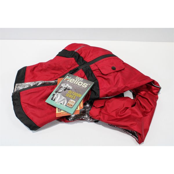 DOG HELIOS BLACK SHARK TECHNIQUE FABRIC DOG COAT