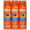 Image 1 : LOT OF 3 GILLETTE FUSION 5 SHAVE GEL