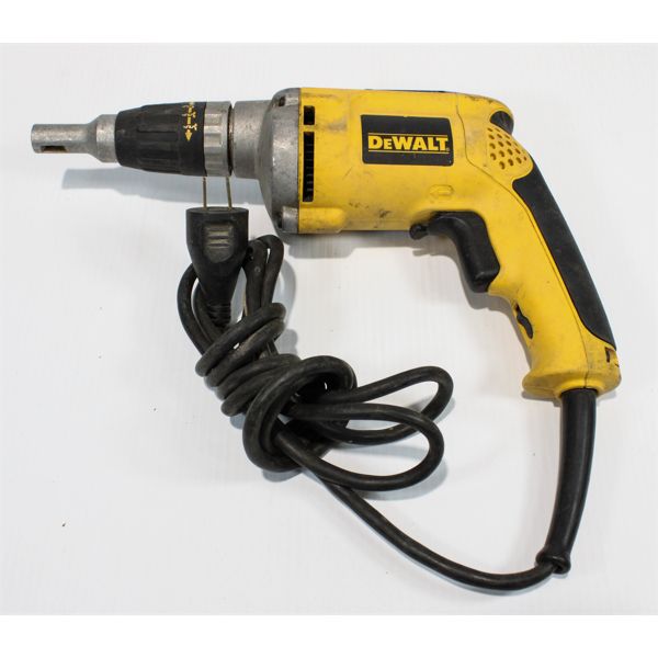 DEWALT VSR DRYWALL SCREWDRIVER, MODEL DW272