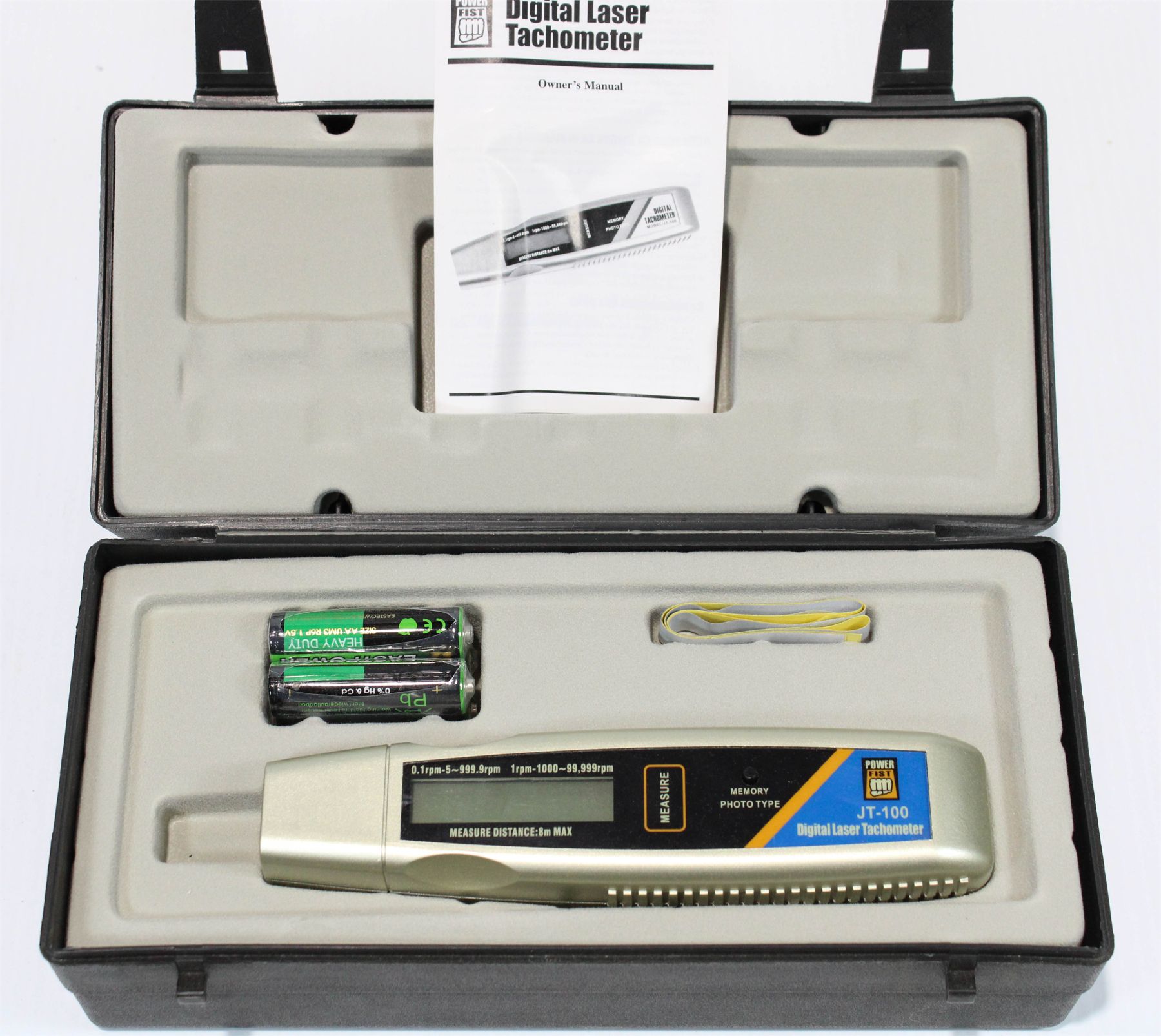 POWER FIST DIGITAL LASER TACHOMETER