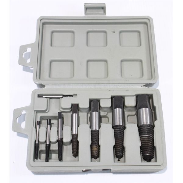POWER FIST 8 PCE. SCREW EXTRACTOR SET W/CASE