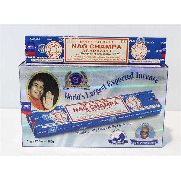 SATYA SAI BAB NAG CHAMPA AGARBATTI INCENSE