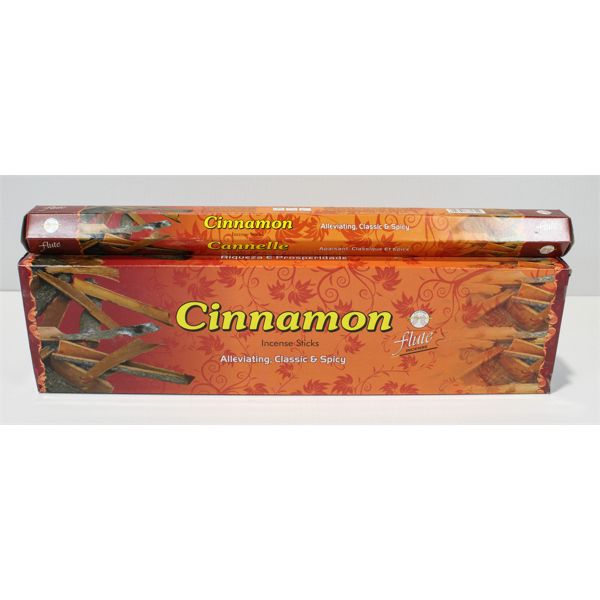 FLUTE BRAND 16" CINNAMON HANDCRAFTED INDIAN INCENSE