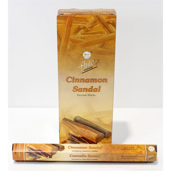 FLUTE BRAND 9.1" CINNAMON SANDAL INCENSE