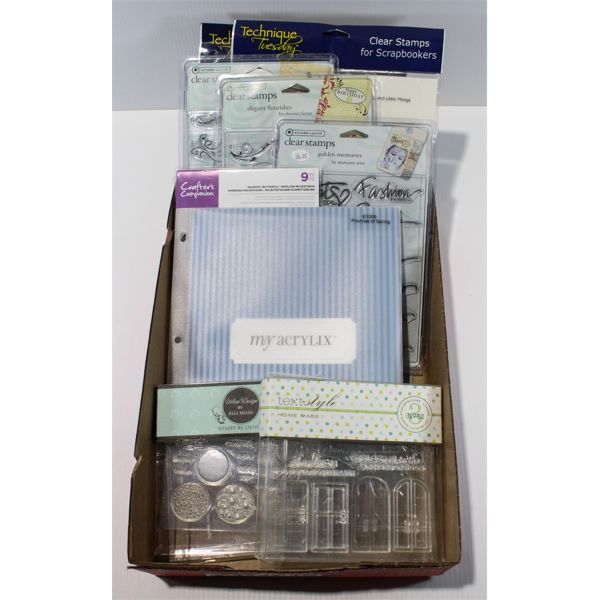 VARIOUS ACRYLIC STAMPS