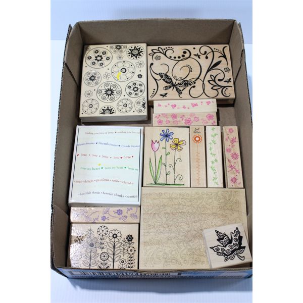 ASSORTED SPRING/FLOWER THEMED STAMPS