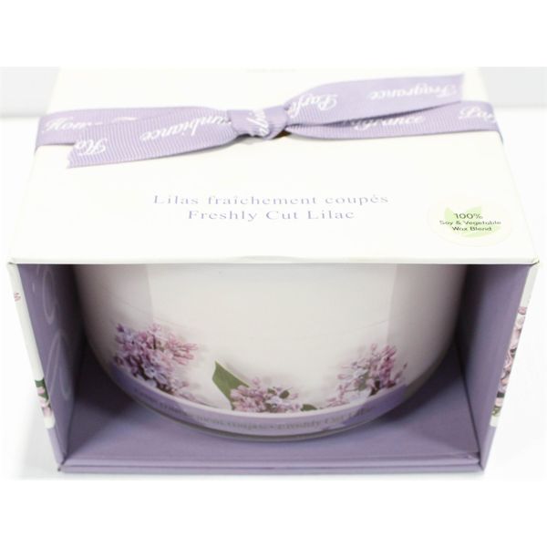 CLAIR DE LUNE SOY WAX CANDLE - FRESHLY CUT LILAC