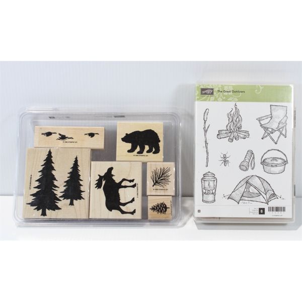 2 SETS OF STAMPIN' UP! RUBBER STAMPS