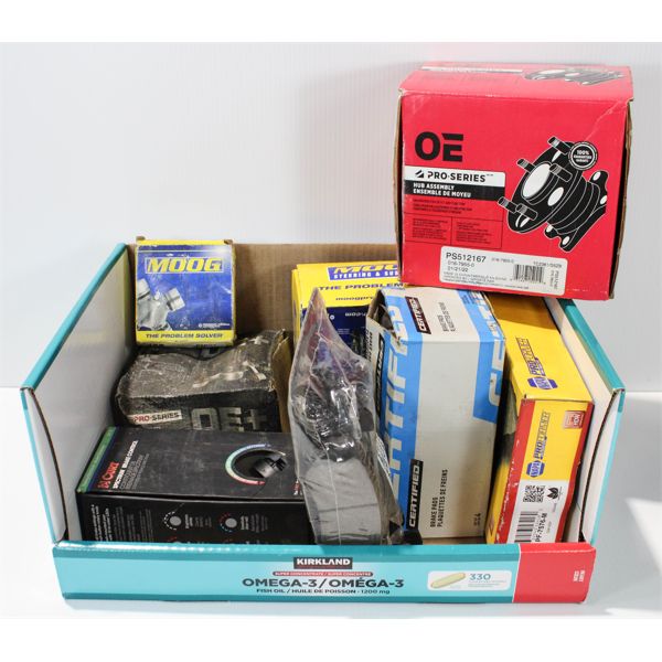 MISC. NEW AUTOPARTS, HUBS, BRAKE PADS, ETC.