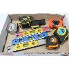 Image 1 : FLAT OF 6 TAPE MEASURES & 3 TORPEDO LEVELS