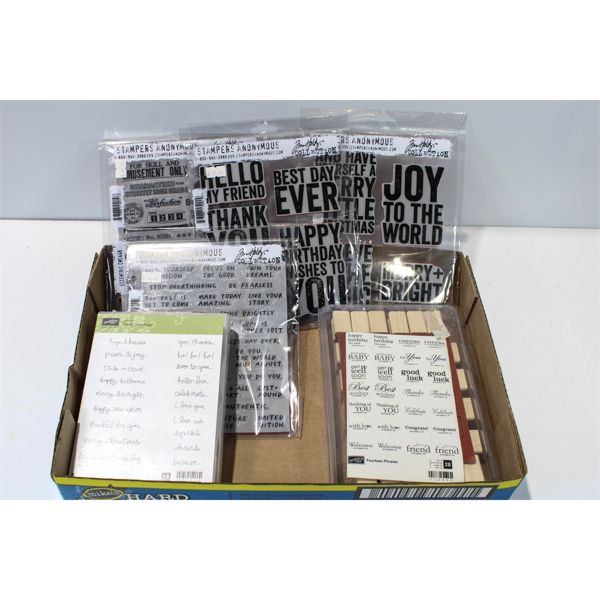 ASST. STAMPERS ANONYMOUS AND STAMPIN UP! SETS