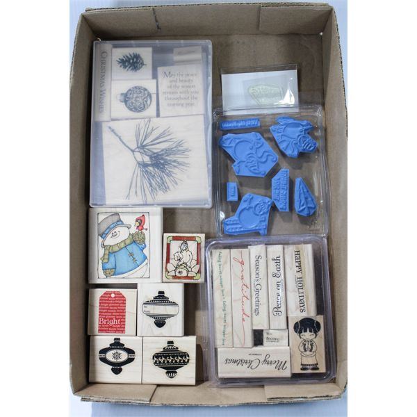 ASST. CHRISTMAS STAMPIN UP! AND OTHERS SETS