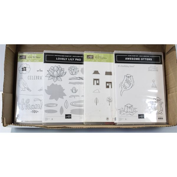 4 STAMPIN UP! RUBBER STAMP SETS