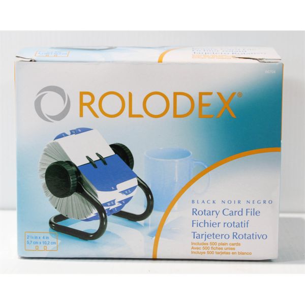 ROLODEX ROTARY CARD FILE