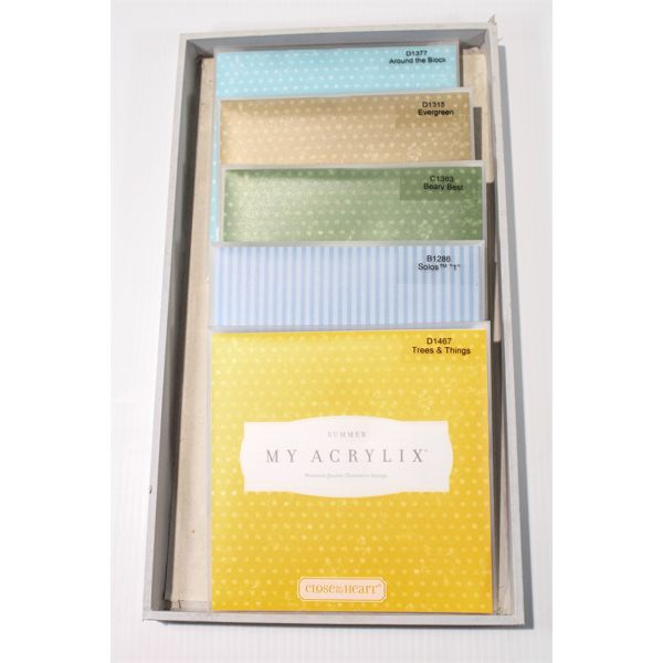 CLOSE TO MY HEART, MY ACRYLIX STAMP SET