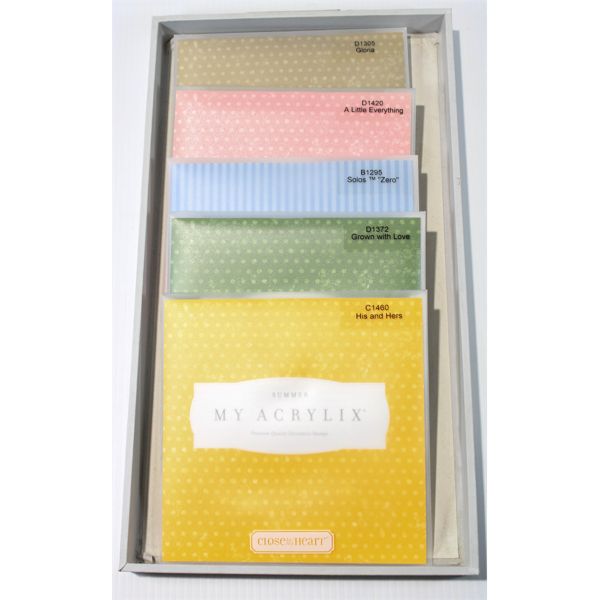 CLOSE TO MY HEART, MY ACRYLIX STAMP SET