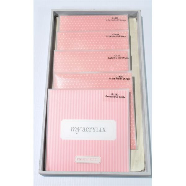 CLOSE TO MY HEART, MY ACRYLIX STAMP SET